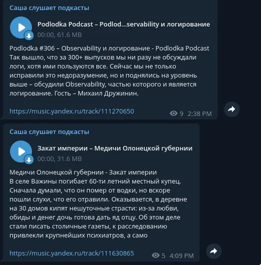 Podcast poller script