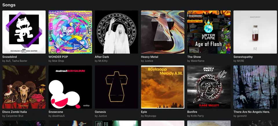 Music app