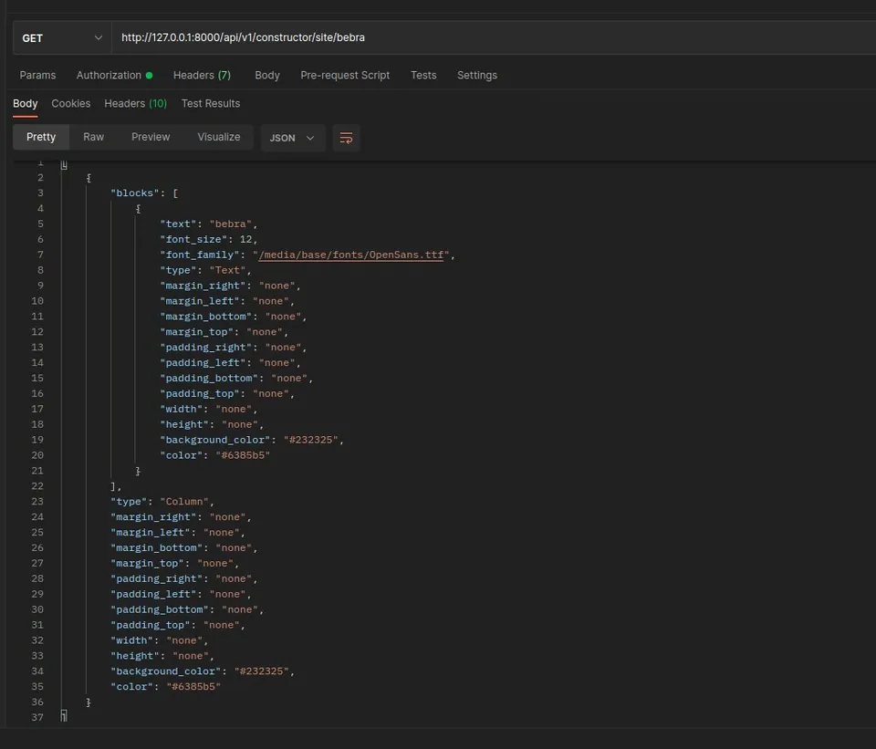 Block site generator