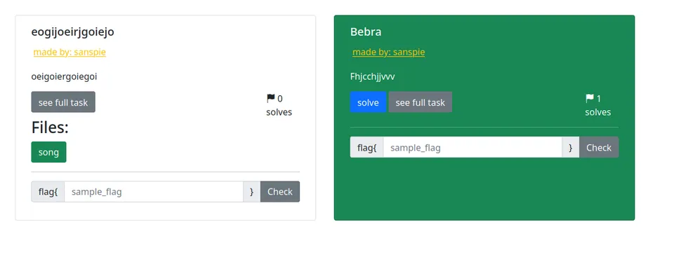 CTF platform